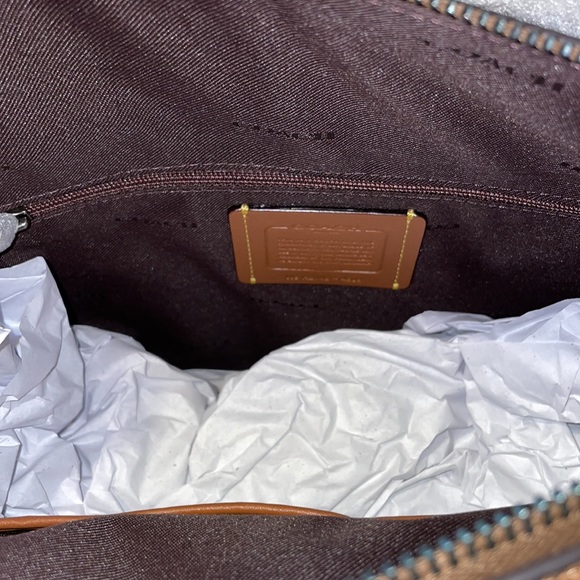 Coach Bags Coach 469 Shay Leather Suede Khaki Crossbody Shoulder